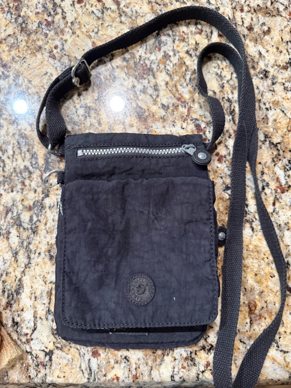 Black Crossbody Travel Pouch - KIPLING